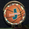 Basketball Golf Ball Marker Hat Clip - Gold - Close Up