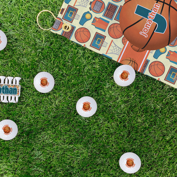 Basketball Golf Balls - Generic - Set of 12 - LIFESTYLE