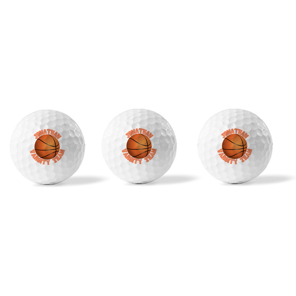 Basketball Golf Balls - Generic - Set of 3 - APPROVAL