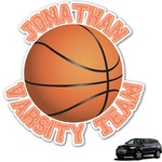 Basketball Graphic Car Decal (Personalized)
