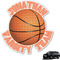Basketball Graphic Car Decal