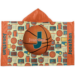 Basketball Kids Hooded Towel (Personalized)