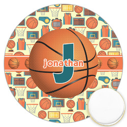 Basketball Printed Cookie Topper - 3.25" (Personalized)