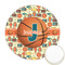 Basketball Printed Cookie Topper - 2.5" (Personalized)
