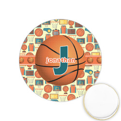 Basketball Printed Cookie Topper - 1.25" (Personalized)