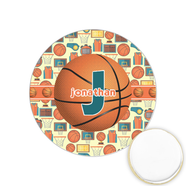 Custom Basketball Printed Cookie Topper - 1.25" (Personalized)