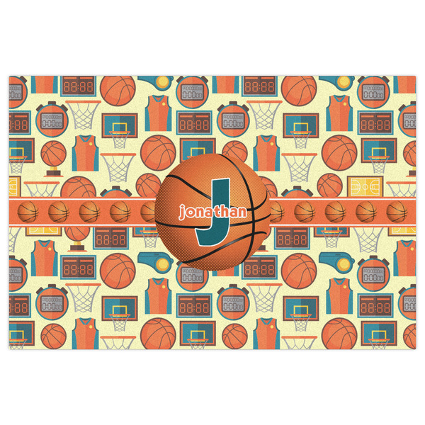 Basketball Indoor / Outdoor Rug - 2'x3' - Front Flat