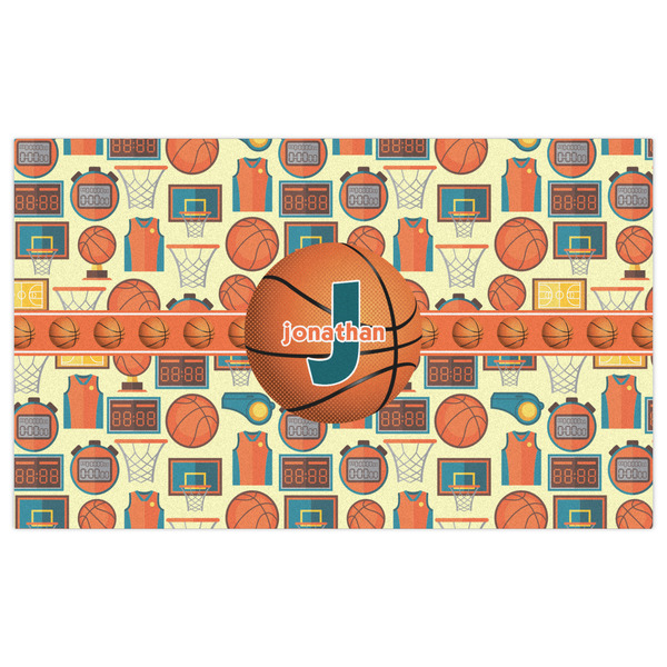 Basketball Indoor / Outdoor Rug - 3'x5' - Front Flat