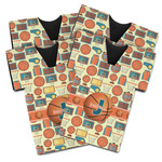 Basketball Jersey Bottle Cooler - Set of 4 (Personalized)