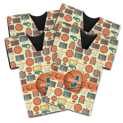 Basketball Jersey Bottle Cooler - Set of 4 (Personalized)