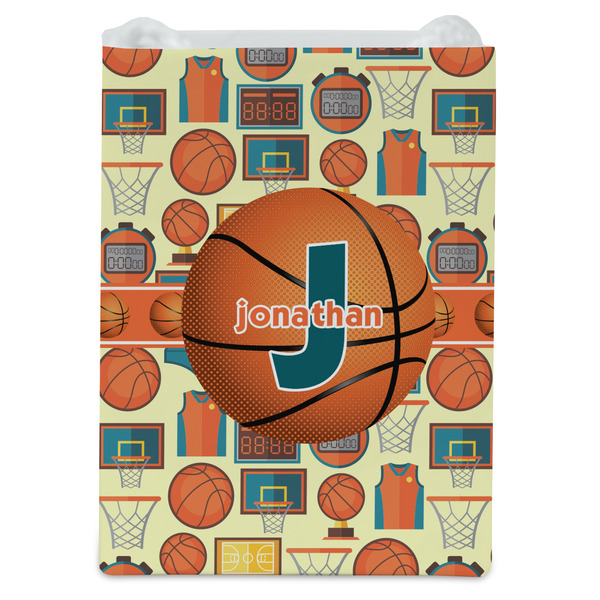 Basketball Jewelry Gift Bag - Gloss - Front