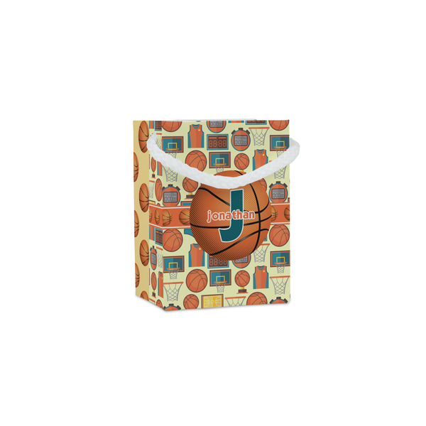Custom Basketball Jewelry Gift Bags - Matte (Personalized)
