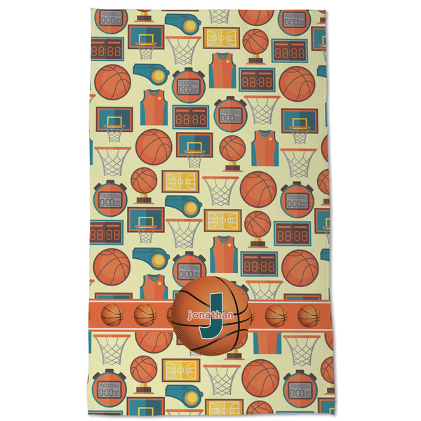 Basketball Kitchen Towel - Poly Cotton - Full Front
