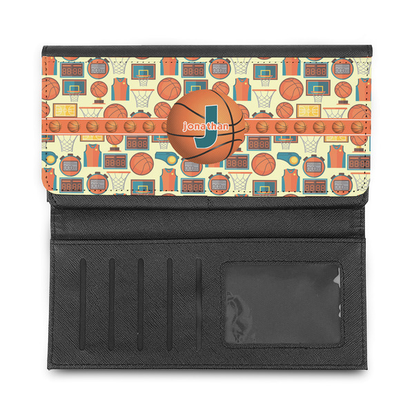 Basketball Ladies Wallet - Half Way Open