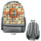 Basketball Large Backpack - Gray - Front & Back View
