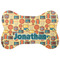 Basketball Bone Shaped Dog Food Mat (Personalized)