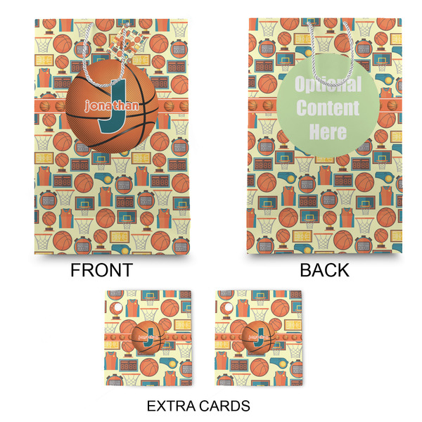 Basketball Large Gift Bag - Approval