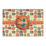 Basketball Large Rectangle Car Magnet (Personalized)