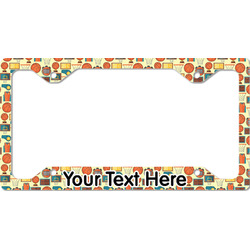 Basketball License Plate Frame - Style C (Personalized)