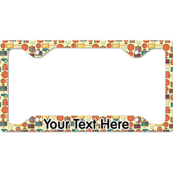 Basketball License Plate Frame - Style C
