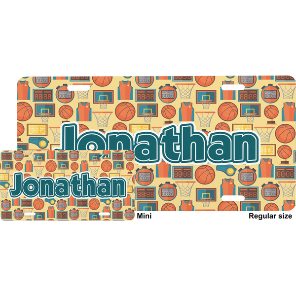 Basketball License Plate (Sizes)