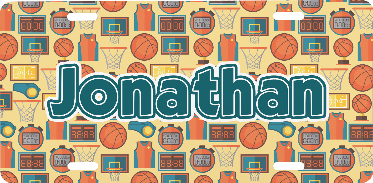 Basketball Front License Plate (Personalized) YouCustomizeIt