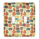 Basketball Light Switch Cover (2 Toggle Plate)