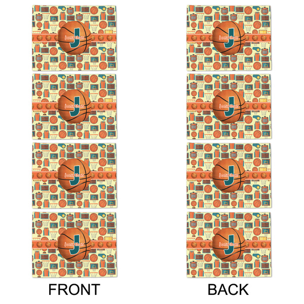 Basketball Linen Placemat - APPROVAL Set of 4 (double sided)