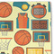 Basketball Linen Placemat - DETAIL