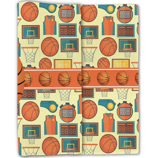 Basketball Linen Placemat - Folded Half (double sided)