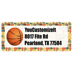 Basketball Return Address Labels (Personalized)