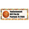 Basketball Mailing Label - Singular