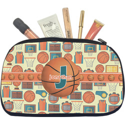 Basketball Makeup / Cosmetic Bag - Medium (Personalized)