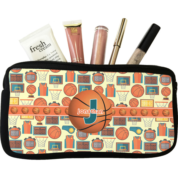 Custom Basketball Makeup / Cosmetic Bag - Small (Personalized)