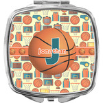 Basketball Compact Makeup Mirror (Personalized)