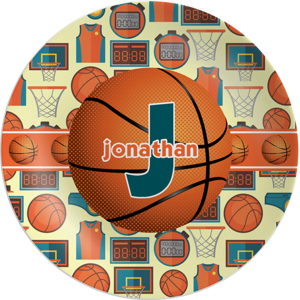 Custom Basketball Melamine Plate (Personalized)