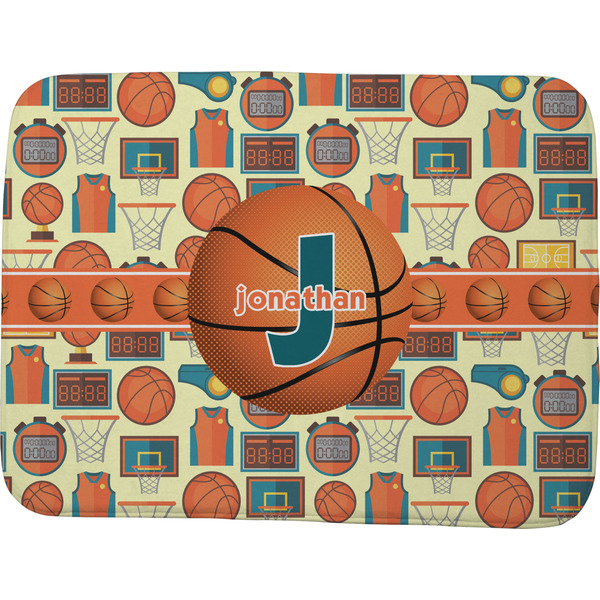 Custom Basketball Memory Foam Bath Mat - 48"x36" (Personalized)