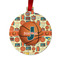 Basketball Metal Ball Ornament - Front