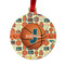 Basketball Metal Ball Ornament - Double Sided w/ Name or Text
