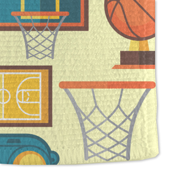Basketball Microfiber Dish Towel - DETAIL