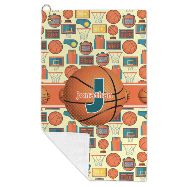 Basketball Microfiber Golf Towels - FOLD