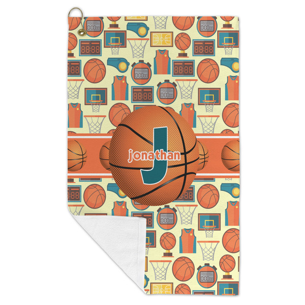 Basketball Microfiber Golf Towels - FOLD