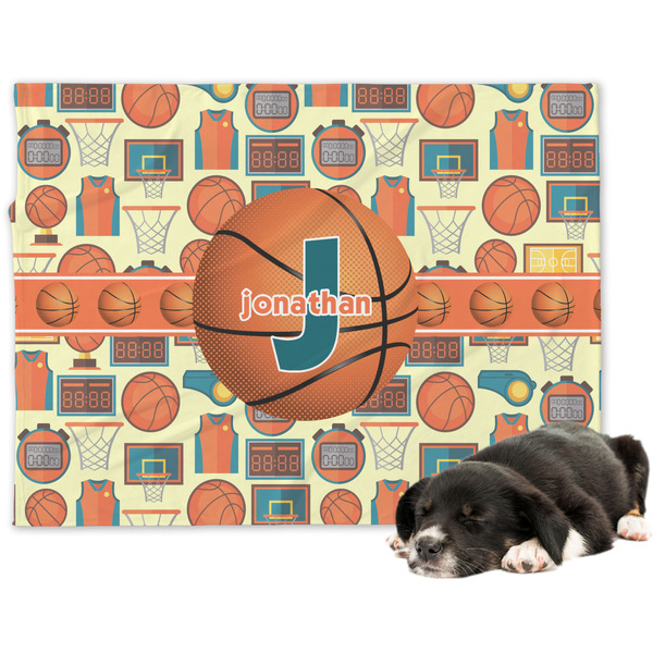 Custom Basketball Dog Blanket - Regular (Personalized)