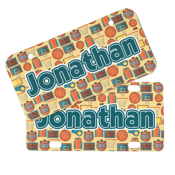 Basketball Mini License Plates - MAIN (4 and 2 Holes)
