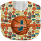 Basketball New Baby Bib - Closed and Folded