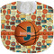Basketball Velour Baby Bib w/ Name or Text
