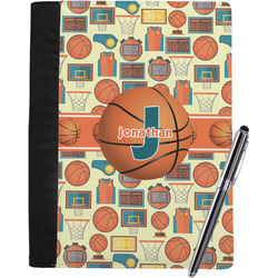 Basketball Notebook Padfolio - Large w/ Name or Text