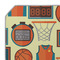 Basketball Octagon Placemat - Single front (DETAIL)
