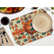 Basketball Octagon Placemat - Single front (LIFESTYLE) Flatlay
