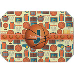 Basketball Dining Table Mat - Octagon (Single-Sided) w/ Name or Text